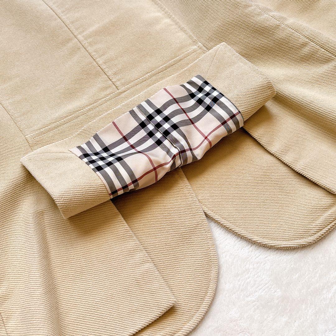 BURBERRY LONDON テーラードジャケット ノバチェック ホースロゴ