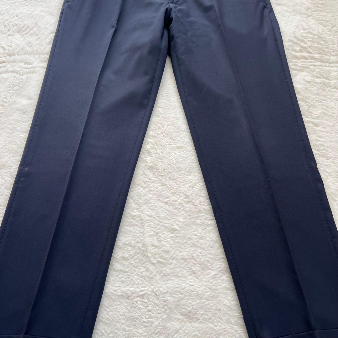 美品✨ヒューゴボス スーツ セットアップ 52 グアベロ Super120 紺