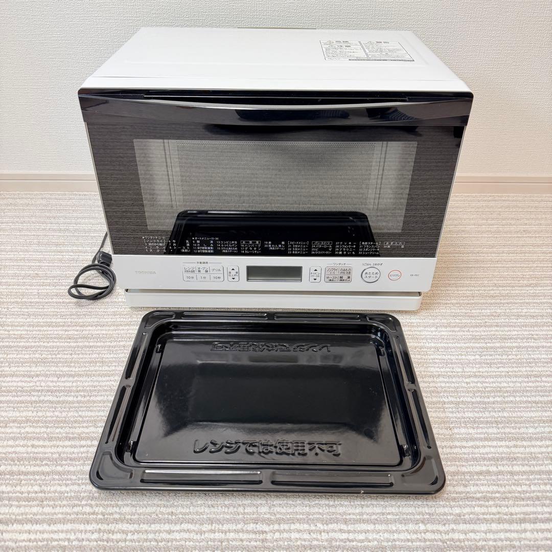 東芝　スチームオーブンレンジ 石窯ドーム ER-PD7 W 電子レンジ 2017