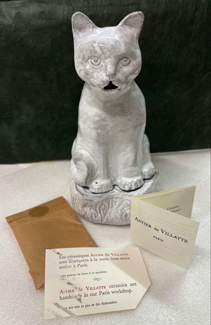 アスティエ インセンスバーナー 猫 セツコ Astier de Villatte