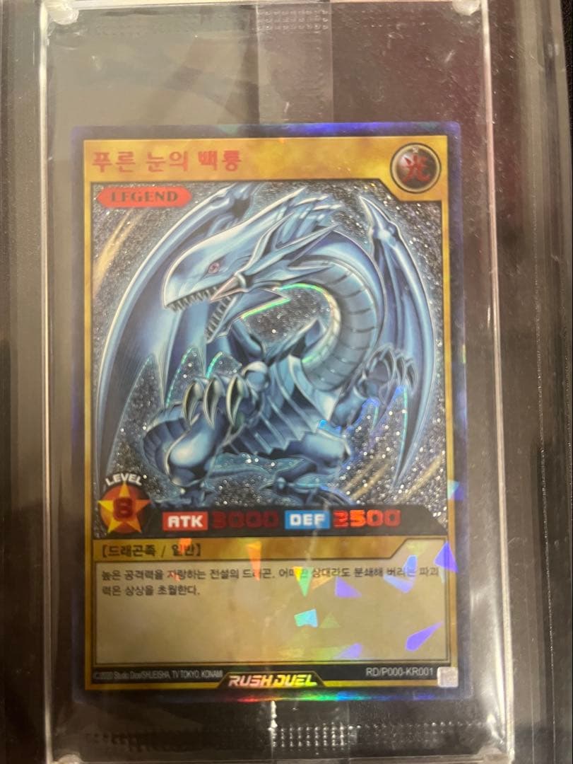 青眼の白龍 ブルーアイズ SPECIAL RED Ver.韓国　遊戯王　ラッシュ