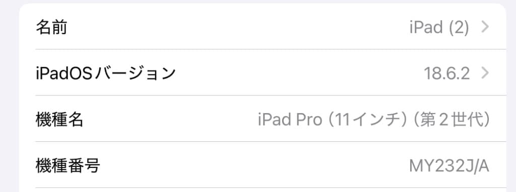 【美品】iPad Pro 11インチ (第2世代) 128GB スペースグレー