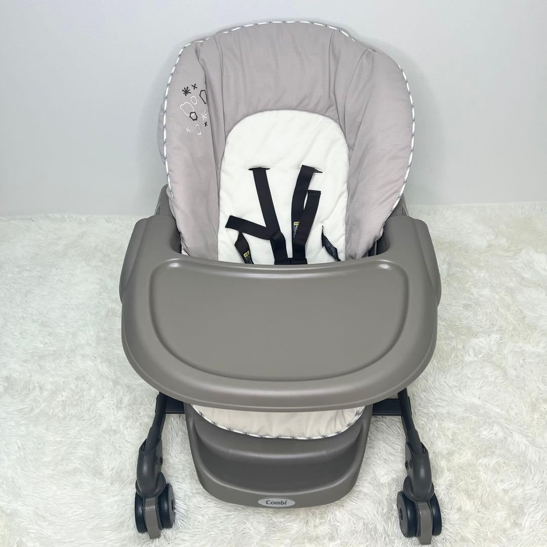 未使用級 Combi ネムリラ FF ハイローチェア 手動 リバーシブル