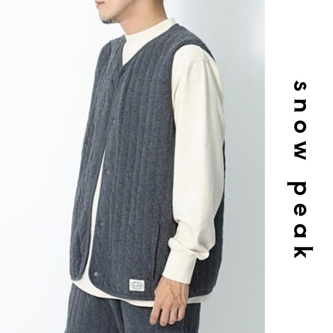  Peak スノーピーク ナチュラル ウォーム ベスト　中綿ベスト