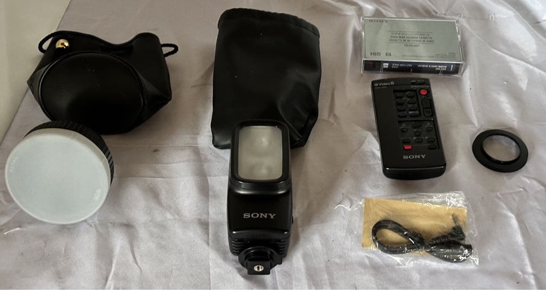 【値下】【希少】Sony CCD-V5000 VideoHi8 PRO 付属品付