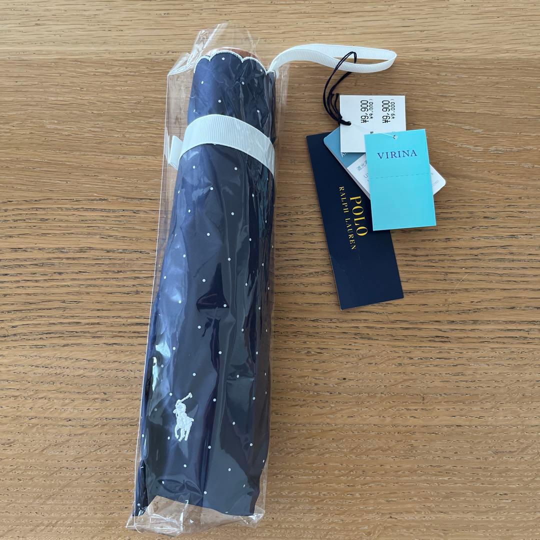 ポロラルフローレン　日傘　紺色　ヴィリーナ