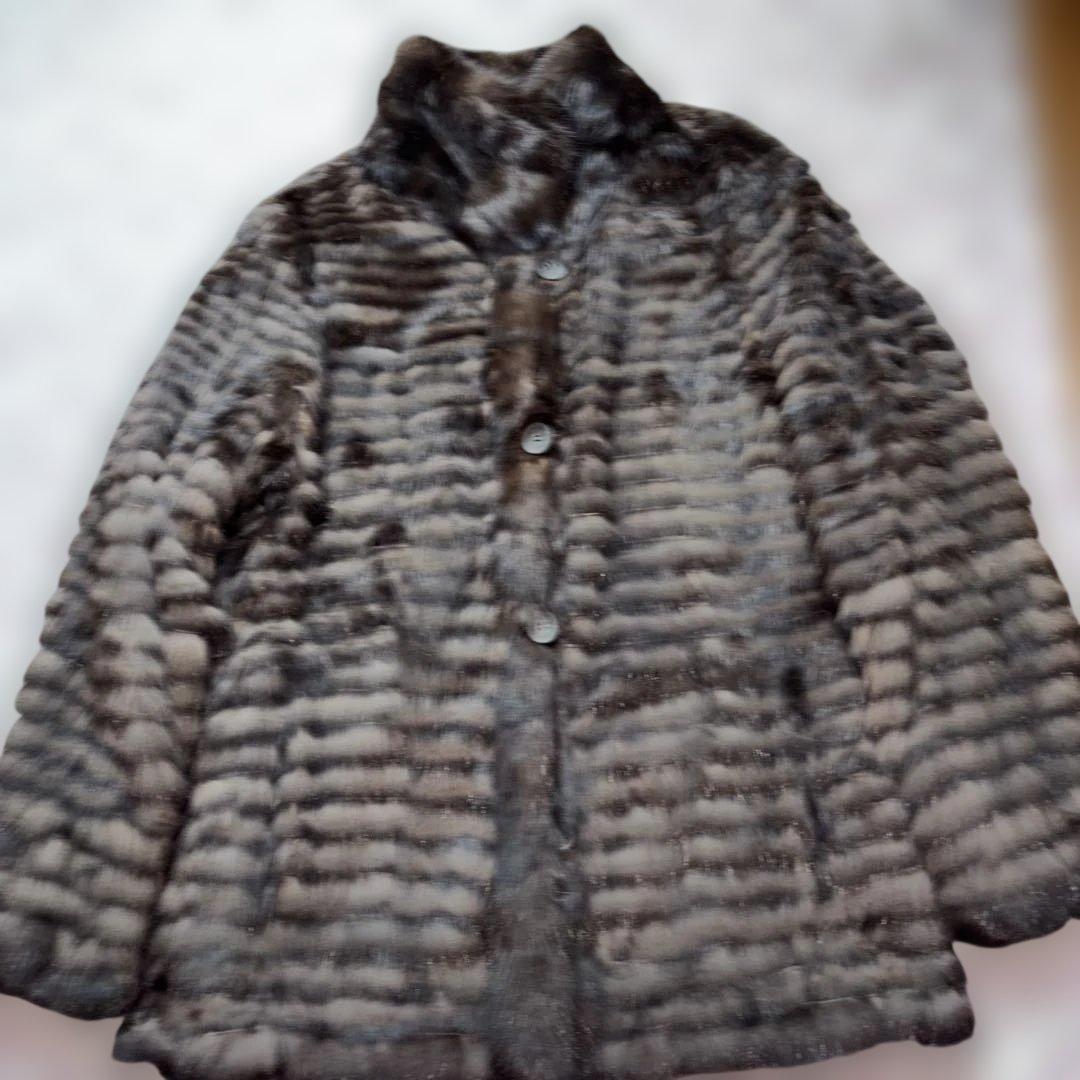 ロシアンセーブル　シルクリバーシブルジャケット