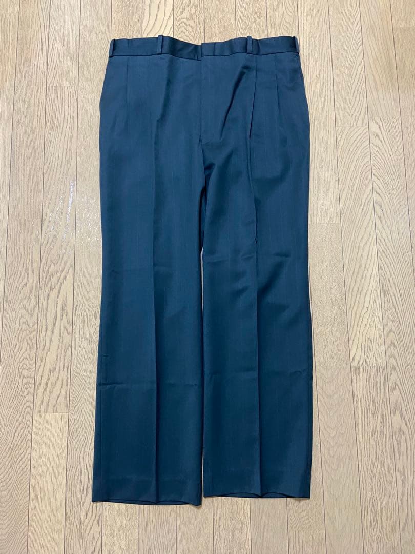 【稀少】スーツ　セットアップ　古着ビンテージ　ダークグリーン　ジャケット　式