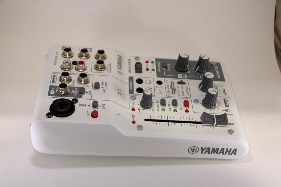 YAMAHA AG03MK2 オーディオインターフェイス (AG03MK2W)