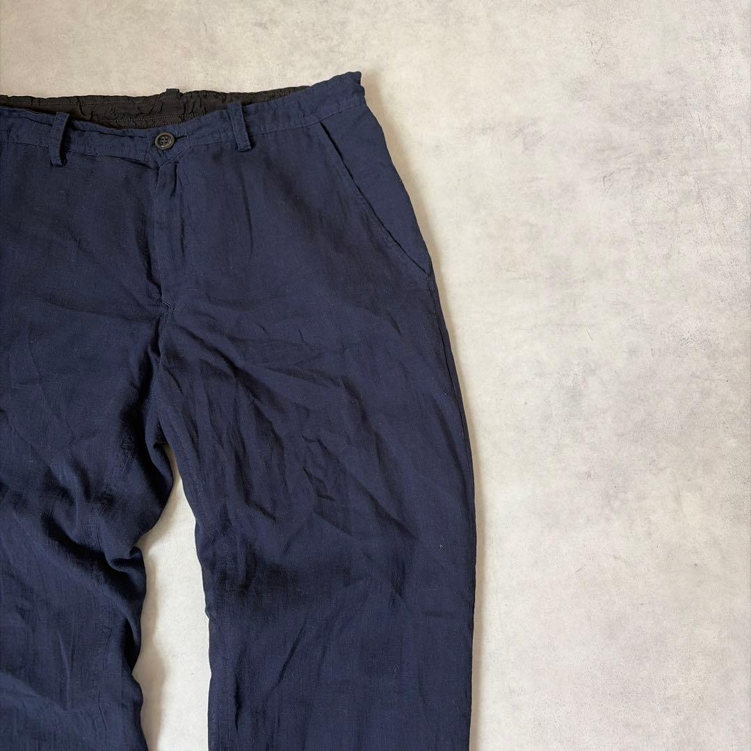 Y's ワイズ ヨウジヤマモト 綿100% 裏キュプラ 丈短 アンクルパンツ