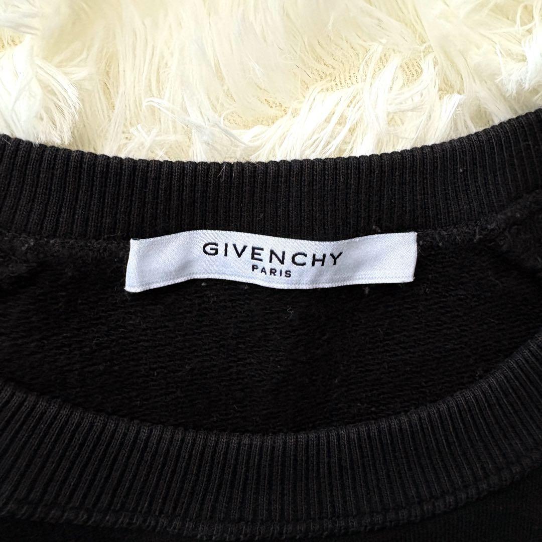 【希少XXLサイズ・USED加工】ジバンシー☆センターロゴ入りスウェット入手困難