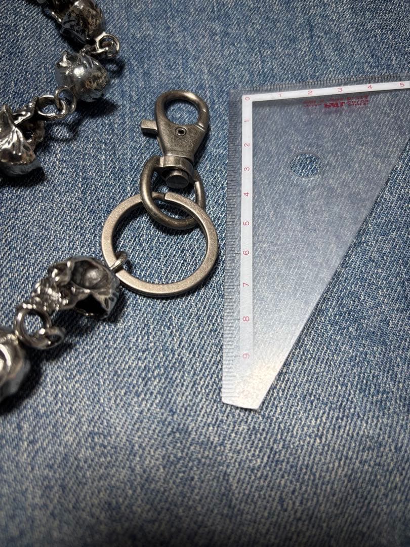 A*A様 スカル ウォレットチェーン シルバー925