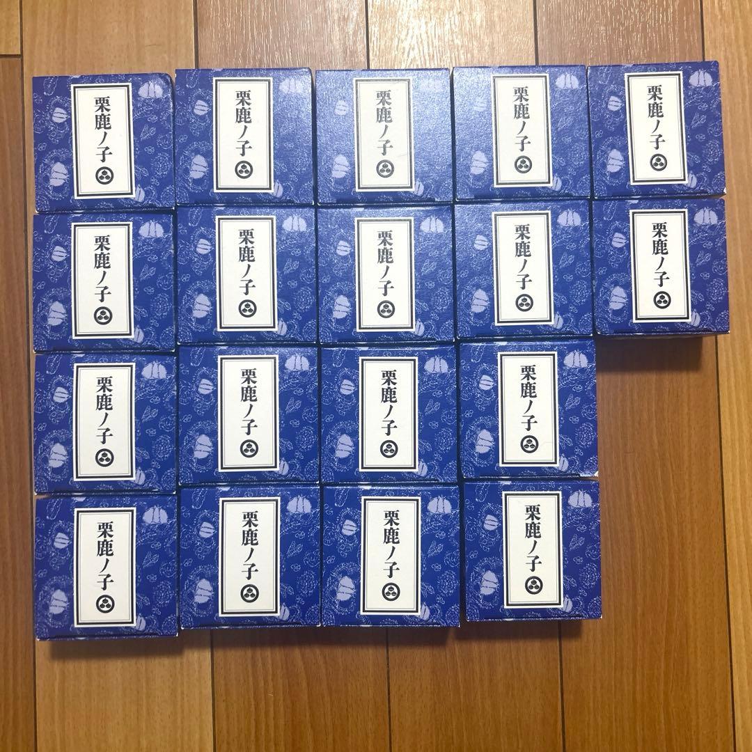 新品未開封　小布施堂　栗鹿ノ子　18個　賞味期限2026年　80g ミニ