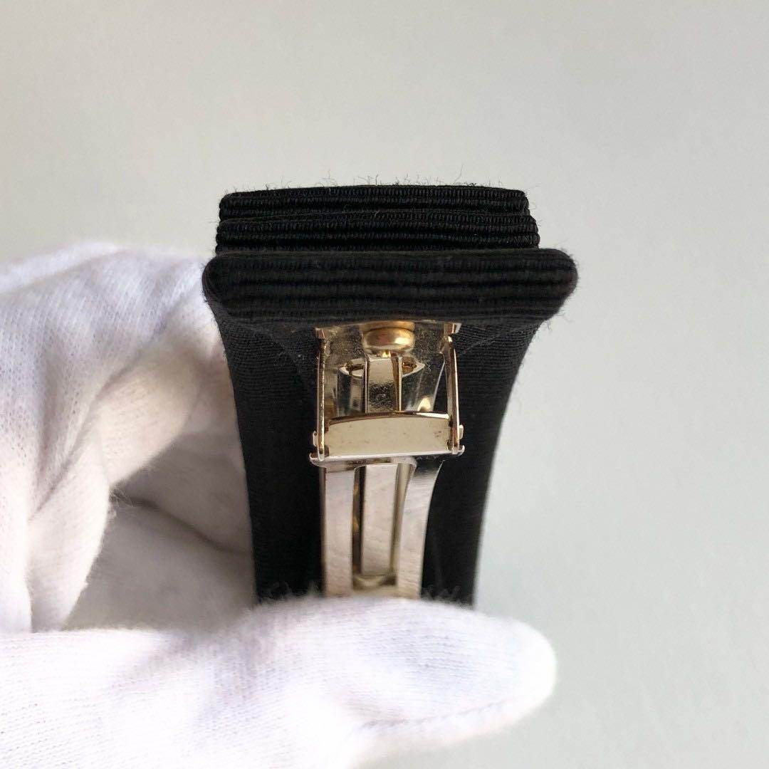 新品保管✨フェラガモ バレッタ ヴァラリボン ブラック ゴールド