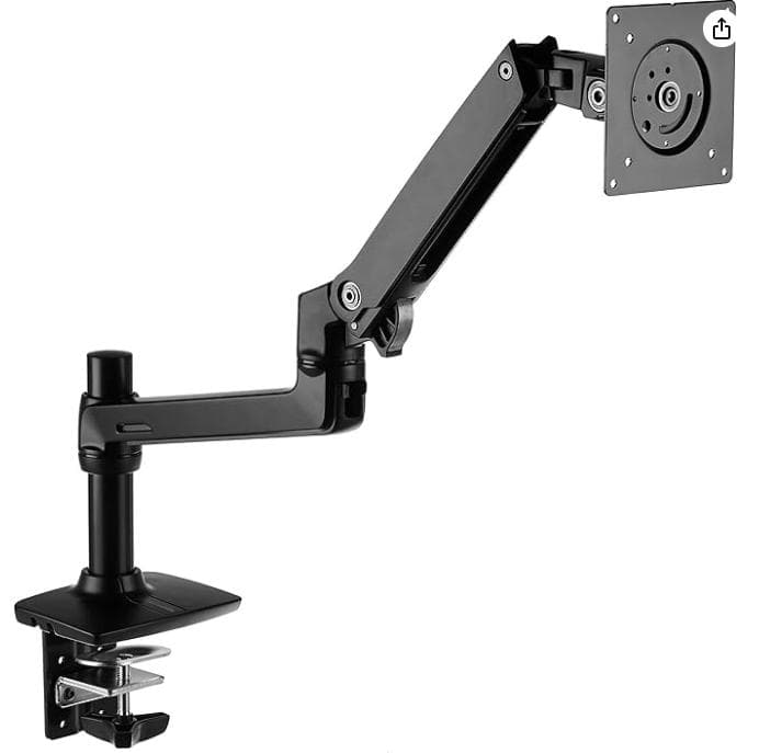 モニターアームamazonベーシック+プロテクター