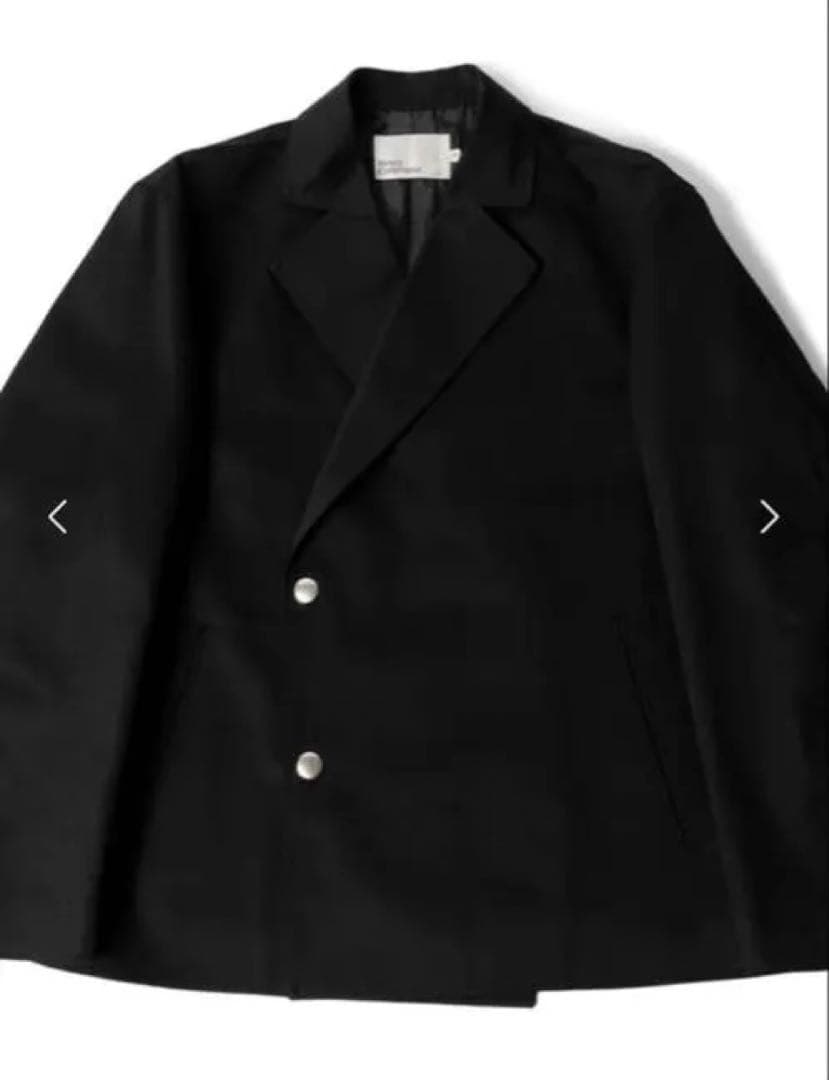 SIMPLYCOMPLICATED BOXY DOUBLE JACKET 黒