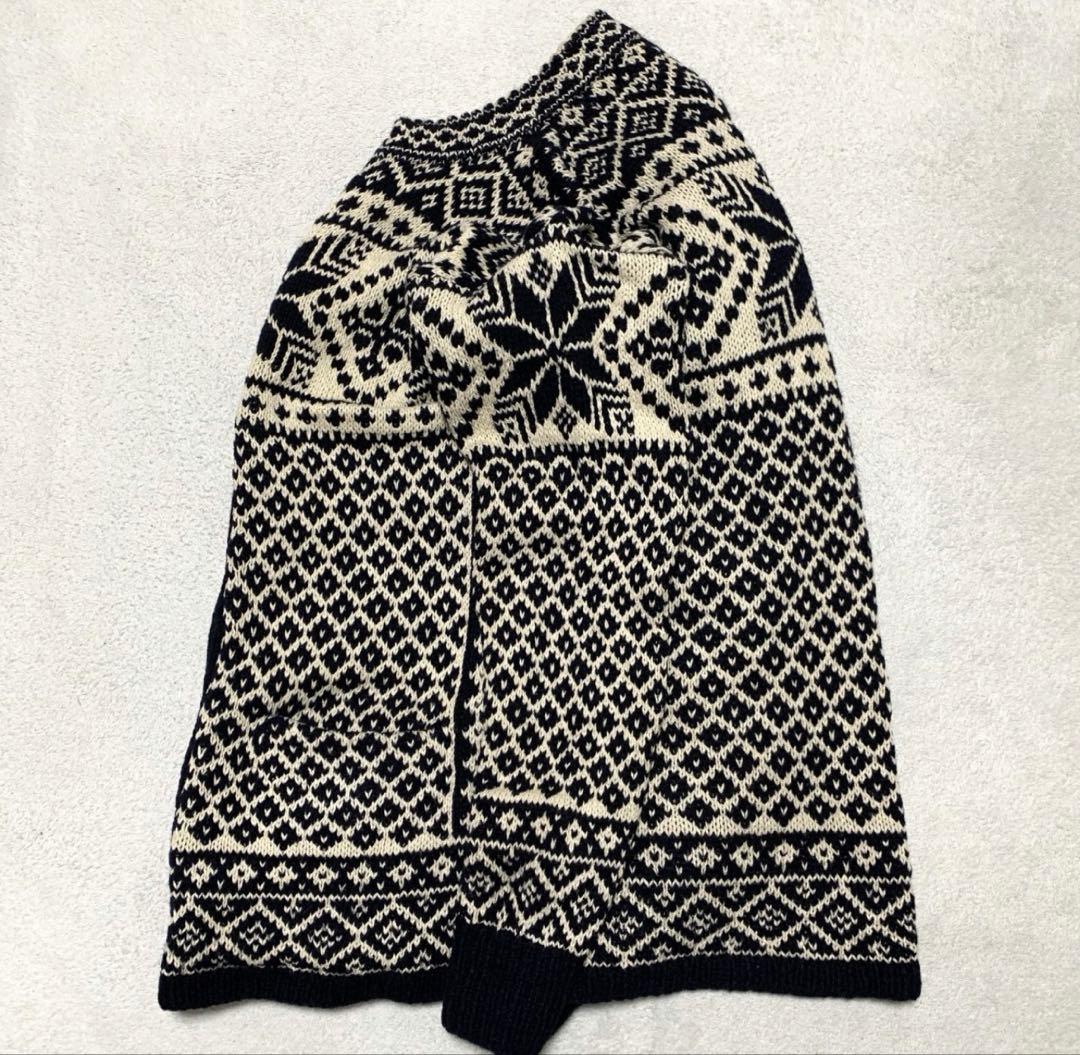 ラルフローレン ノルディック　ハンドニット　カーディガン　コンチョボタン