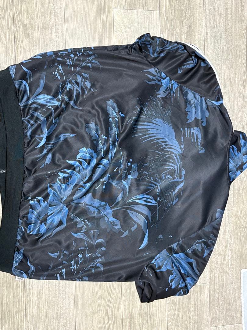 マチカフェさん専用ブラック/ブルー花柄 NIKE ナイキジャージ※お値下げ対応可
