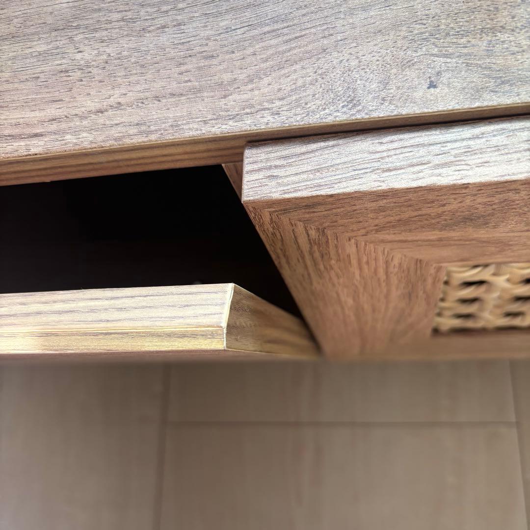 LOWYA ロウヤ　テレビボード　テレビ台　ラタン調