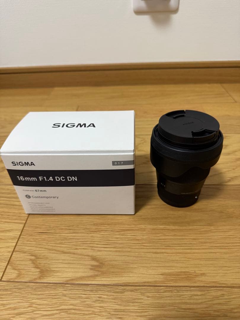 【美品】【箱説明書付き】SIGMA 18mm F1.4 DC DN レンズ