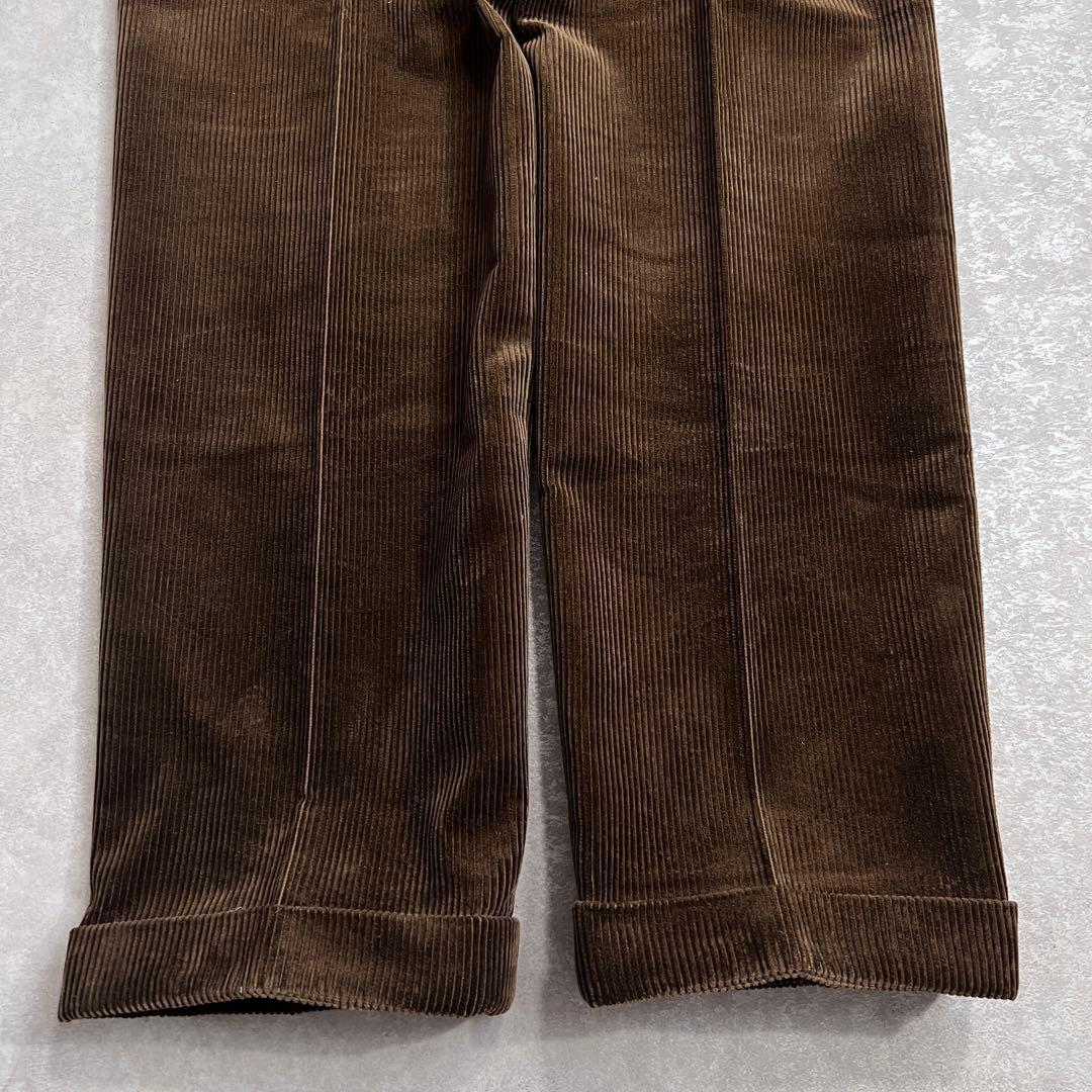 【極美品】ポロラルフローレン コーデュロイスラックスパンツ ブラウン 85