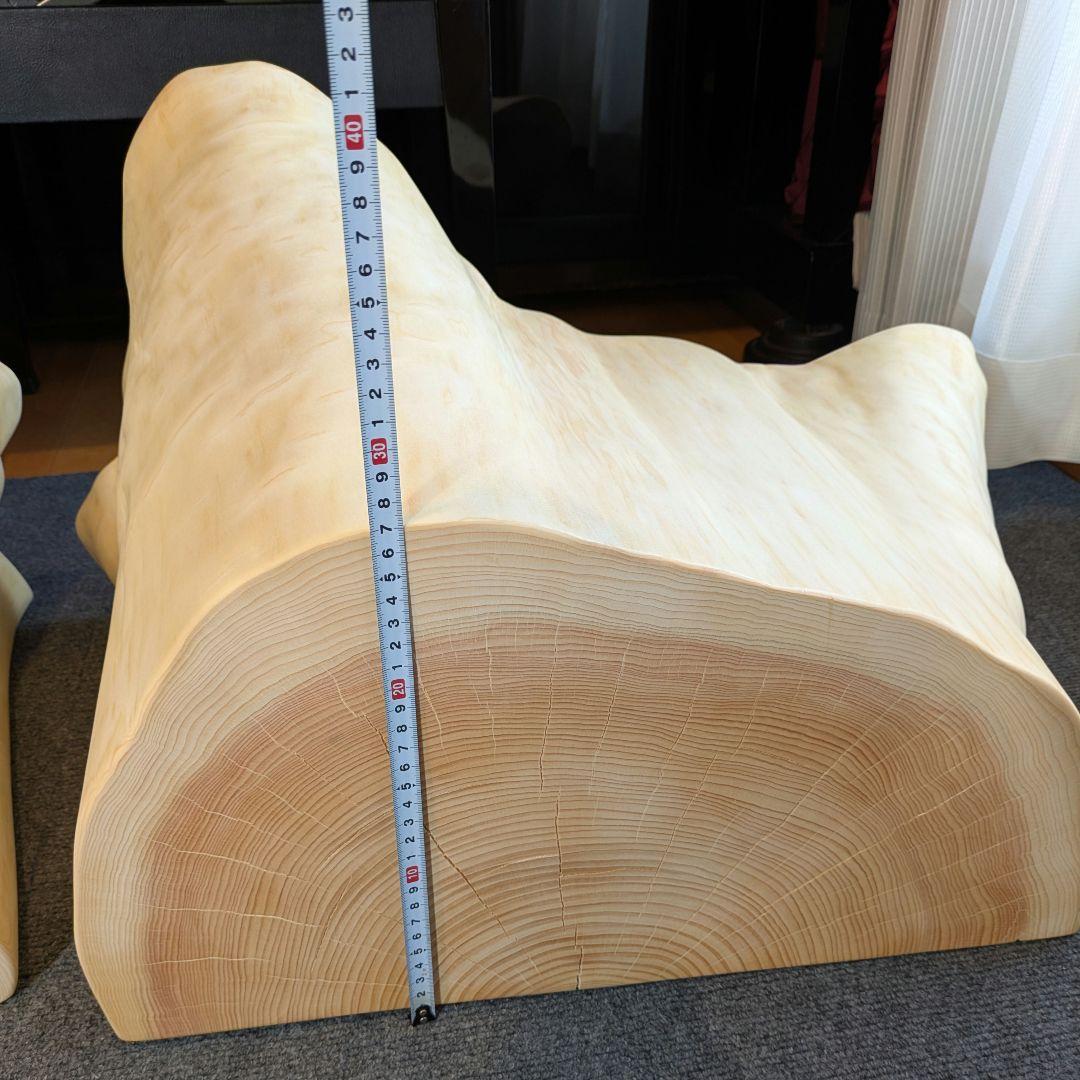 hiro①　天然檜　特大　テーブル　高さ約42㎝