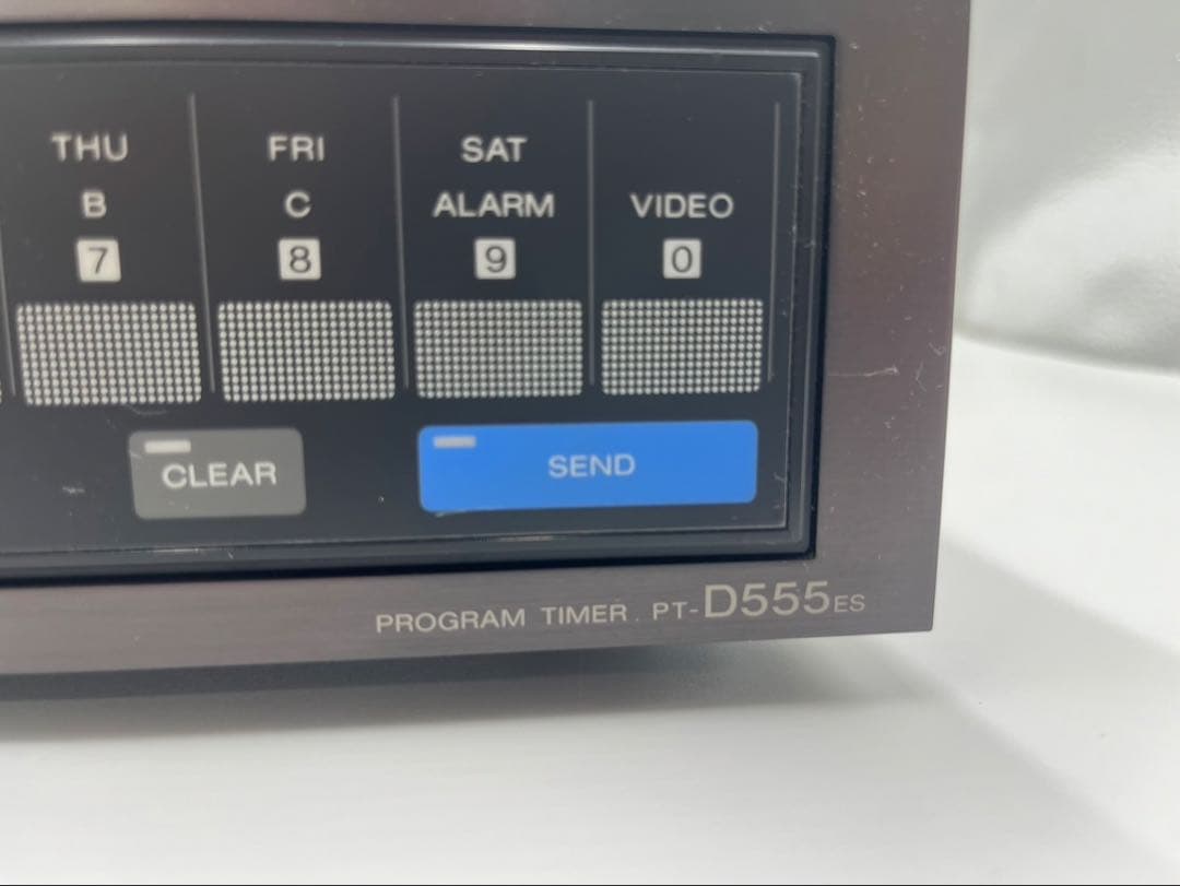 SONY PT-D555ES ウィークリープログラムタイマー