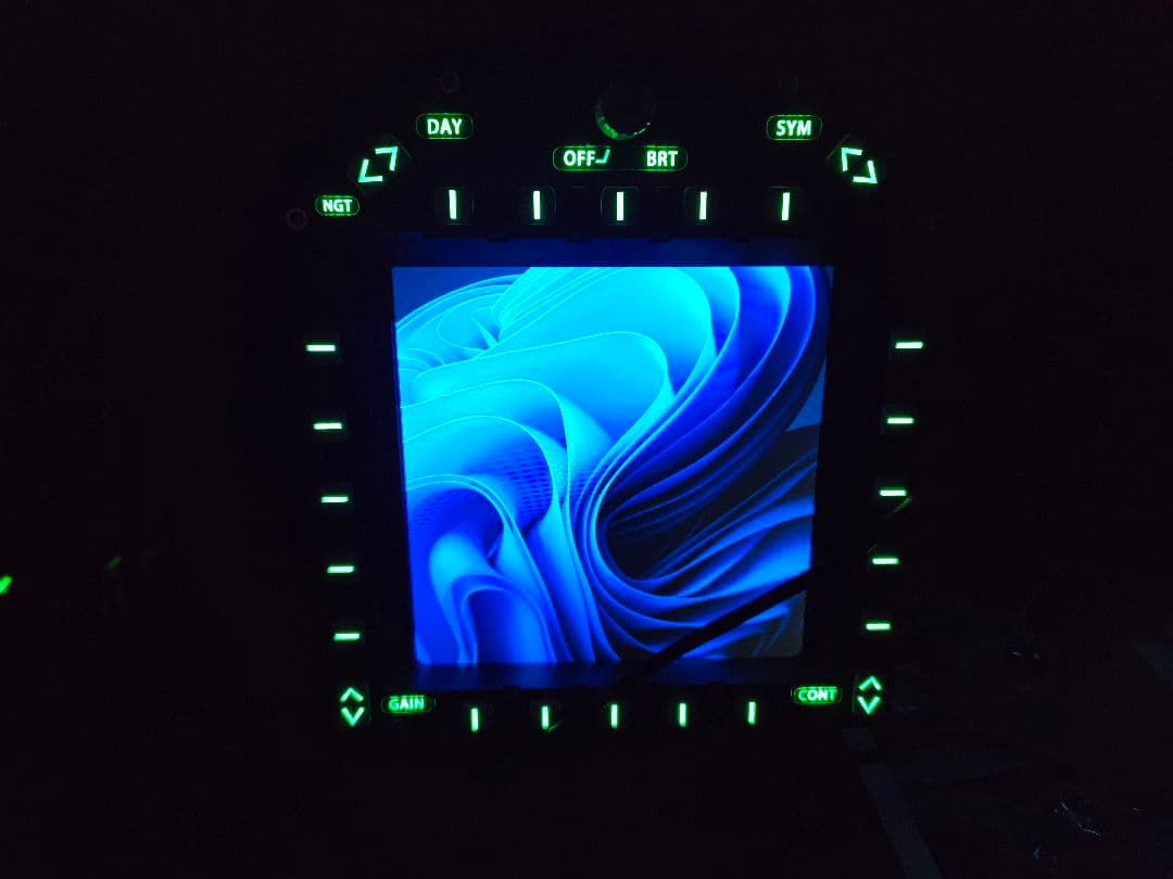 T*i様 WINWING MFD(USB3.0ディスプレイ付き)＋専用マウント