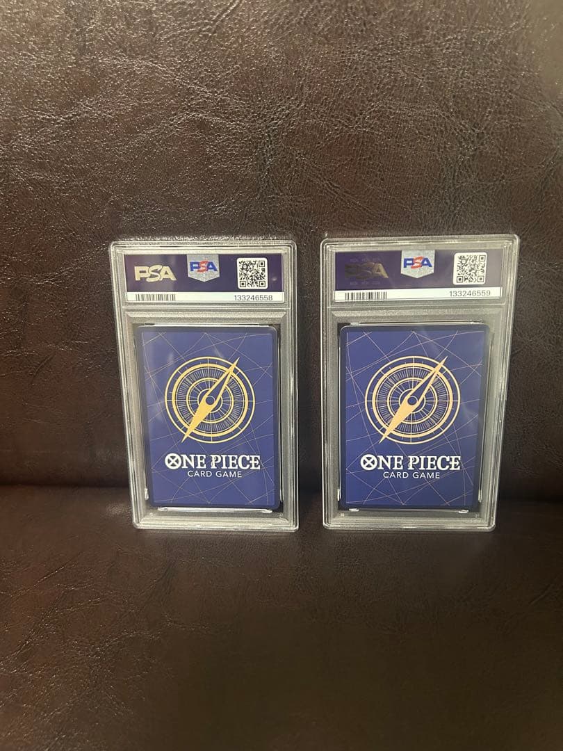 【PSA10】連番 ワンピースカード ゴムゴムの巨人 鬼　抜剣 ルフィ　ゾロ