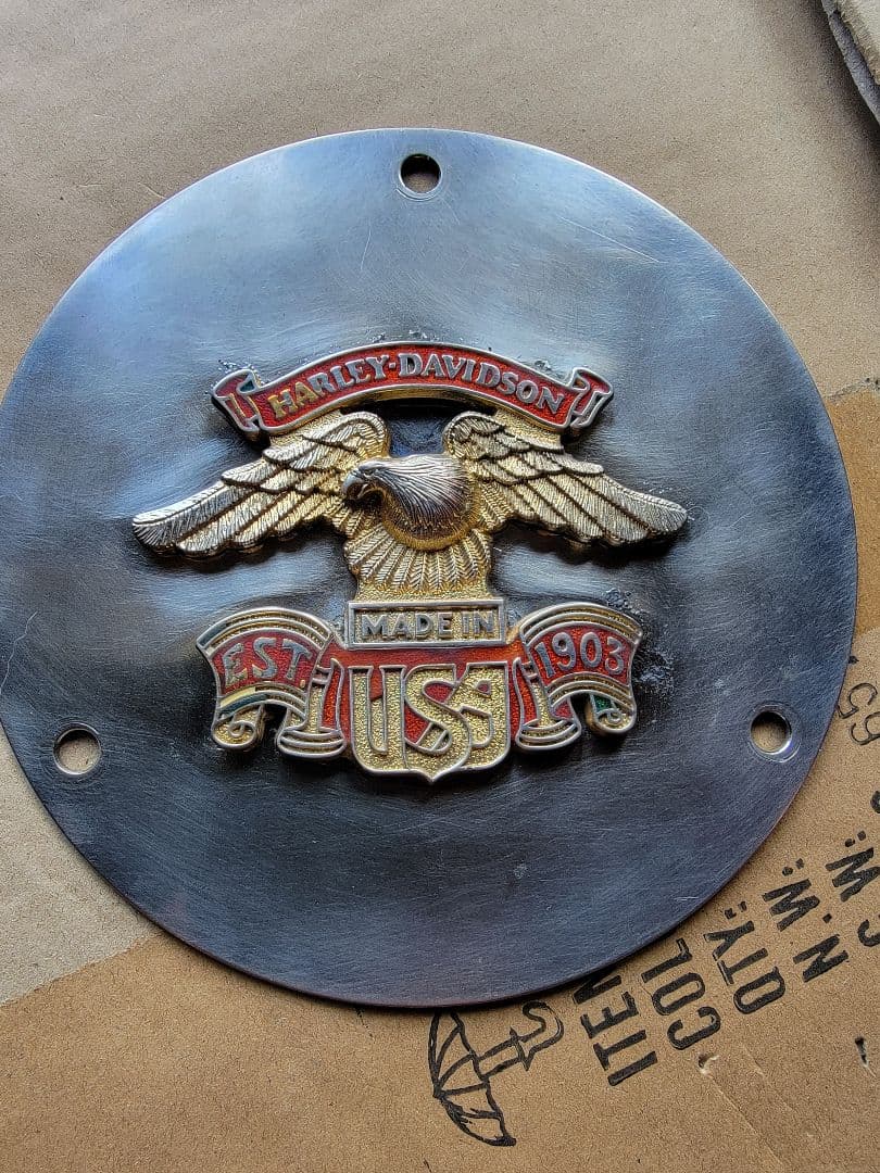 Vintage 77年 FXS 純正 オプション ダービーカバー メダリオン