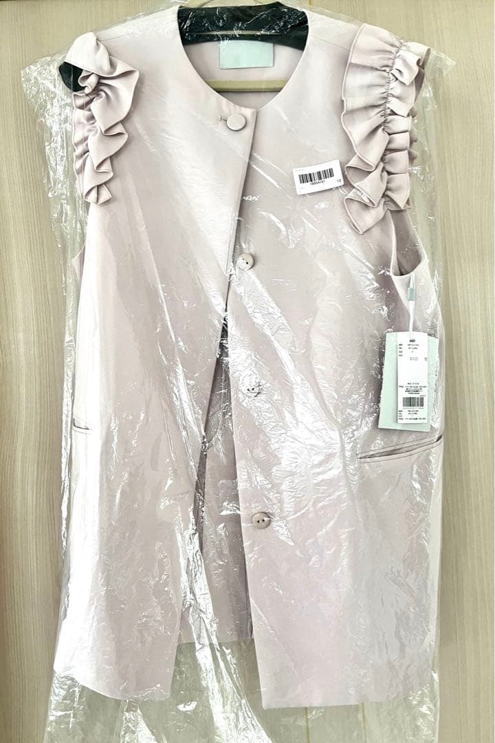 未使用★CELFORD フリルスリーブ ジレ　ジャケット