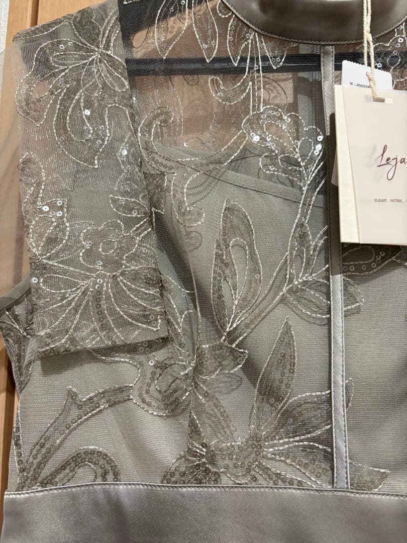 【小夏母　】フラップデザインフラワースパンコールAラインドレス