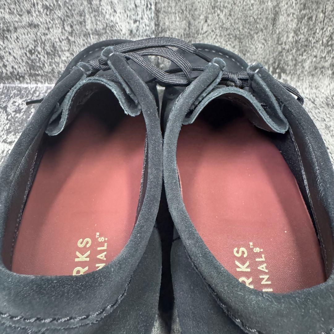 【極美品】クラークス ワラビー ゴアテックス ブラック スエード 26cm