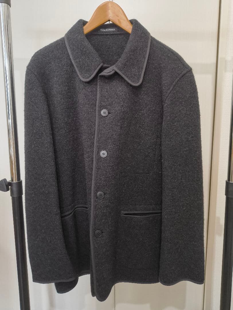 90s Agnes b ウールパイピング カバーオール フランス製