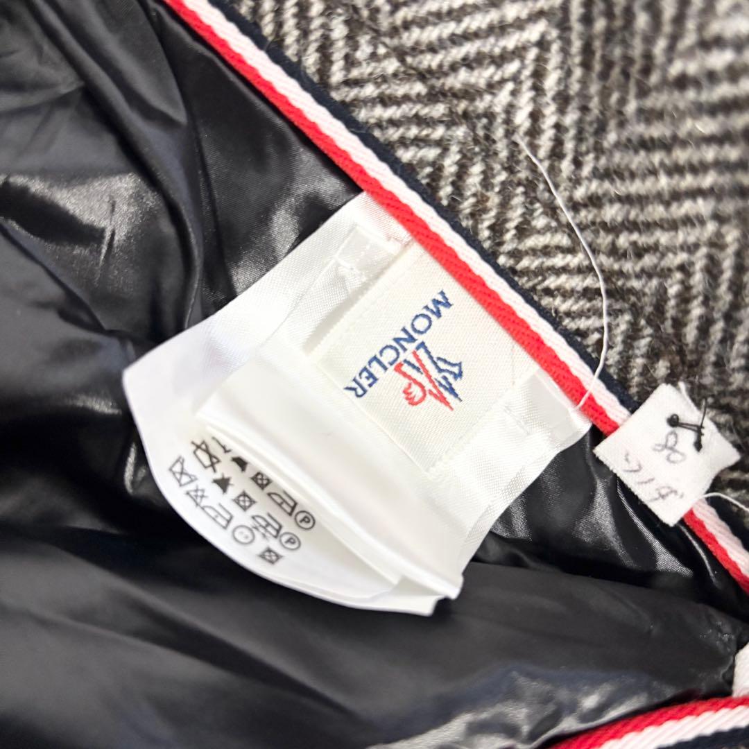00年代 モンクレール ウールカーゴ パンツ 千鳥格子