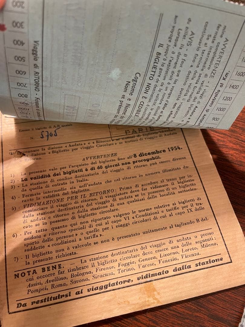 海外　鉄道チケット　ブルー、パープルカラー　20枚程　ヴィンテージ