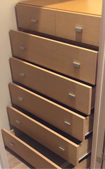 ベージュ 6段チェスト ドレッサー 洋服棚 衣類 収納 家具　箪笥