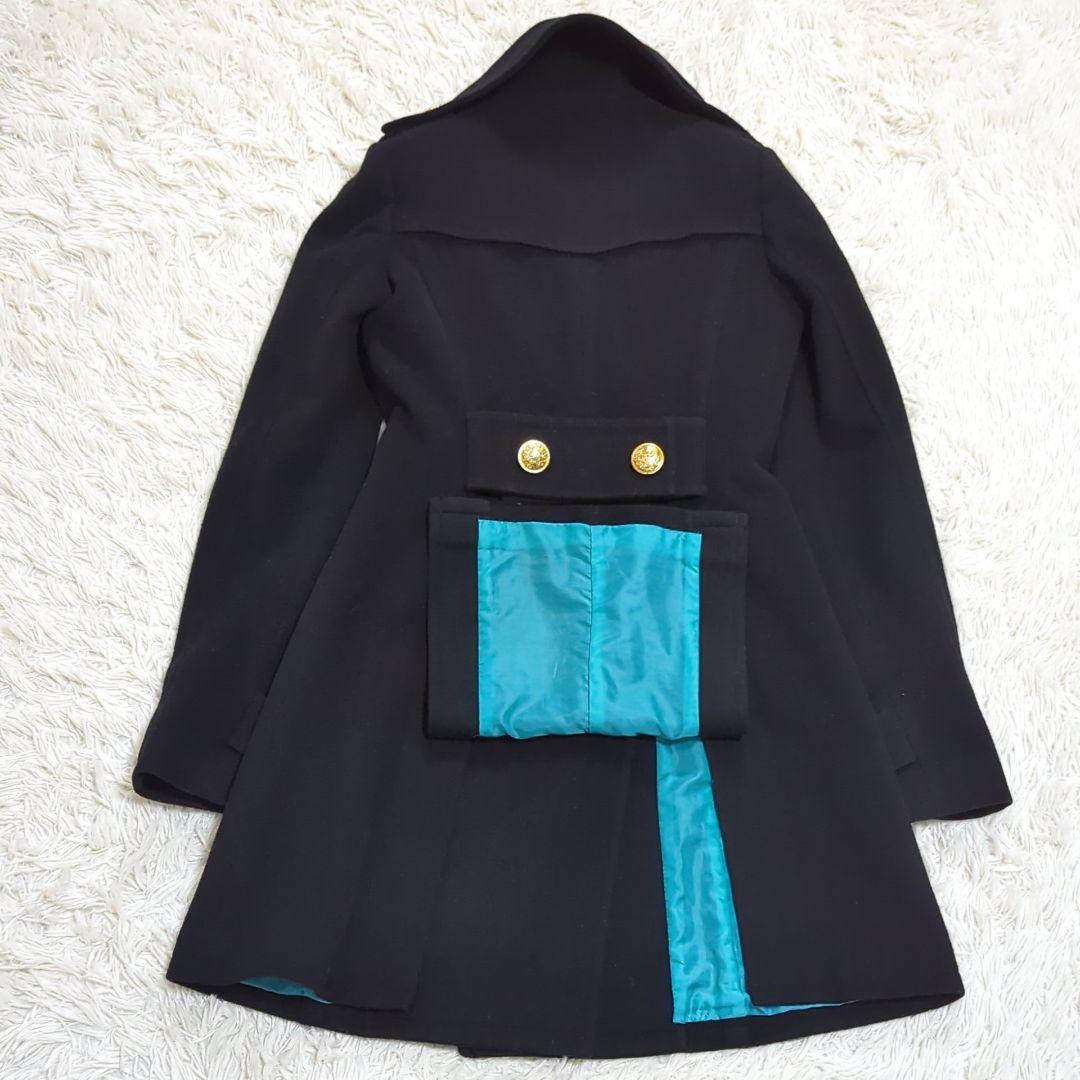 SLY M ベビドンコート カシミヤ 金ボタン ダブルブレスト ミドルコート