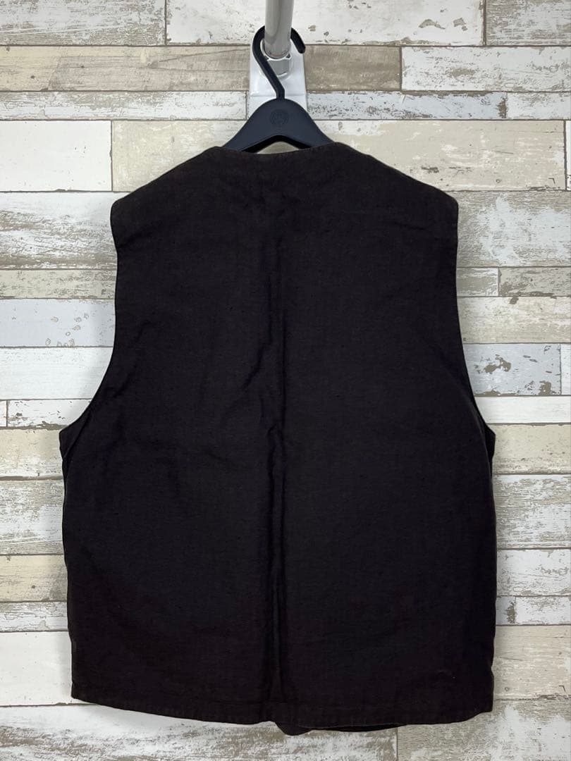 CONFECT UpcycleLino ポプリン クルーネックベスト