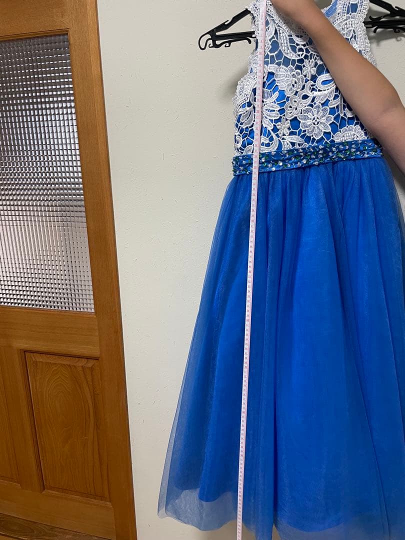 青いレースドレス（100cm~）