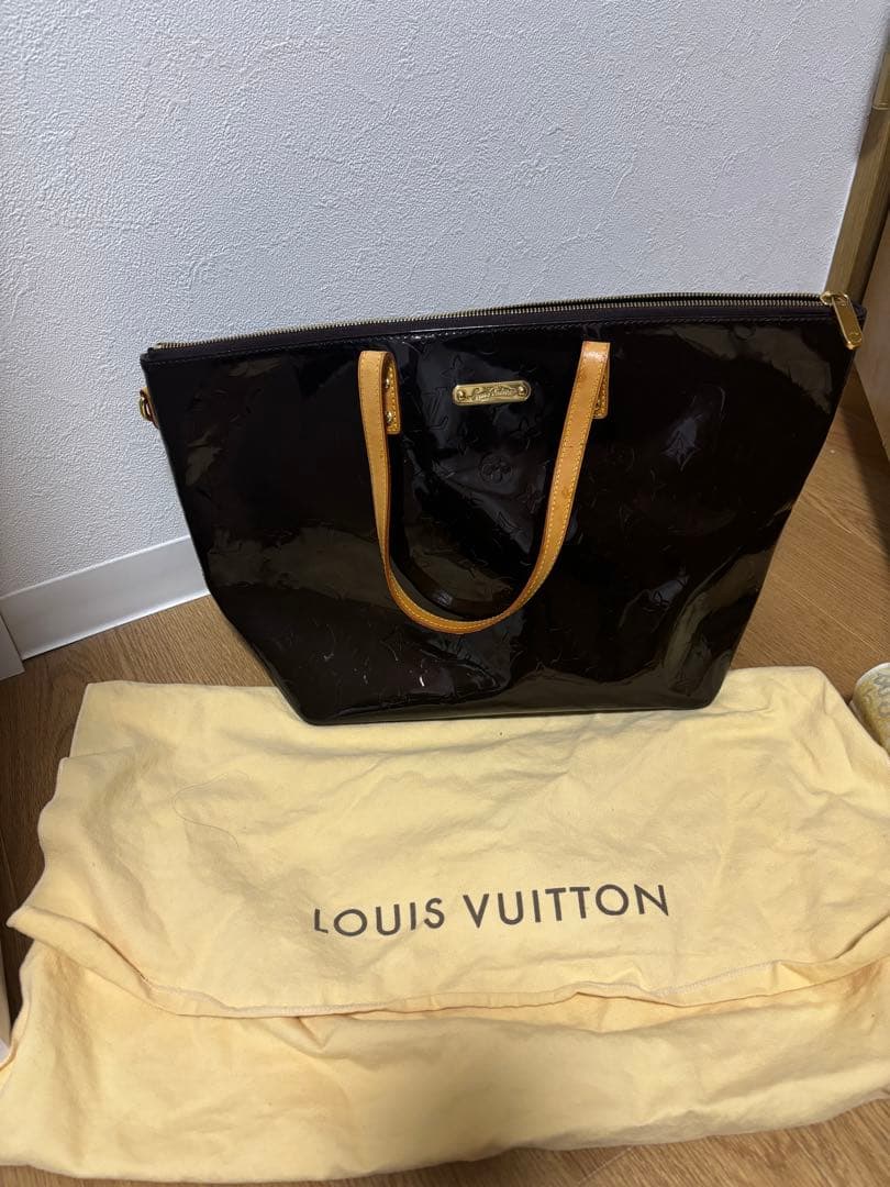 【美品】ルイヴィトン ベルヴューGM ショルダートートバッグ アマラント