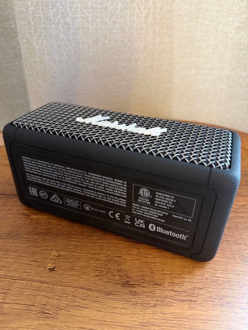 Marshall マーシャル ワイヤレススピーカー ブラック　EMBERTON