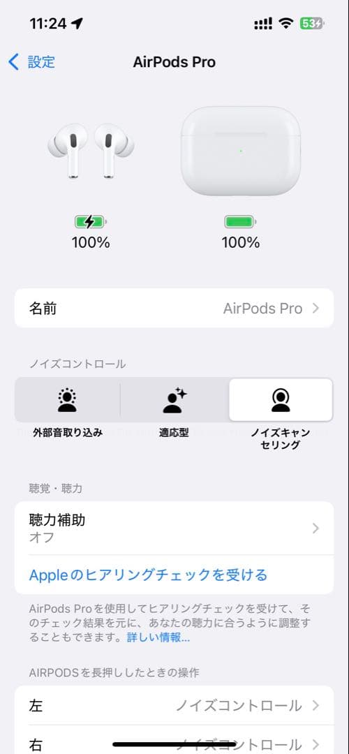 【動作品】Apple 純正 AirPodsPro 第2世代 USB-C 左耳のみ