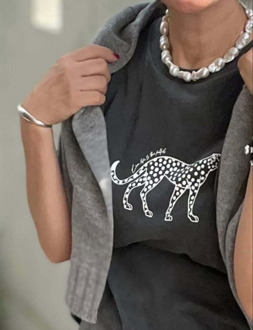 JULY NINE レオパードTシャツ2025