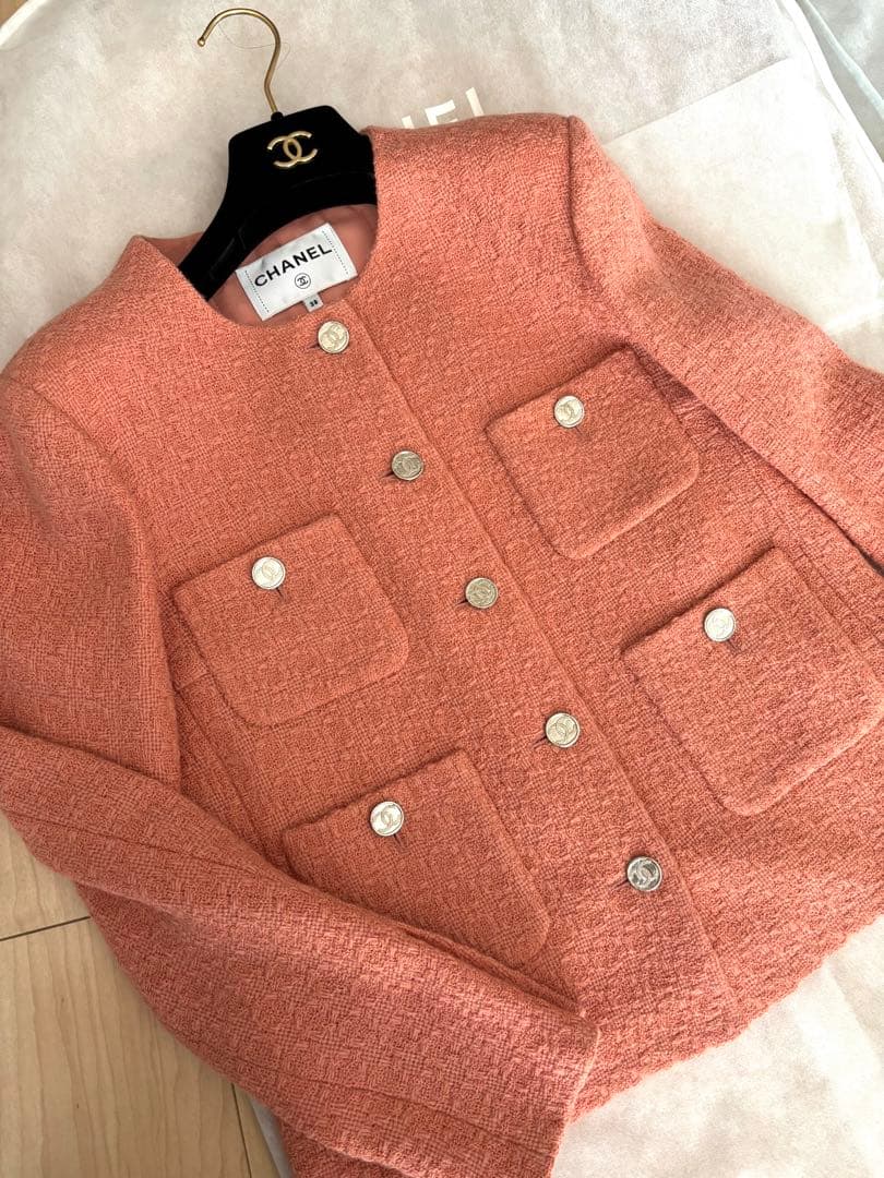 CHANEL 21B ツイードジャケット 38