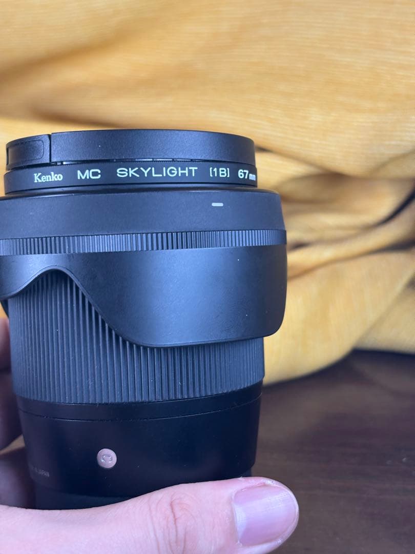 【光学美品】SIGMA 16mm F1.4 DC DN プロテクター付き