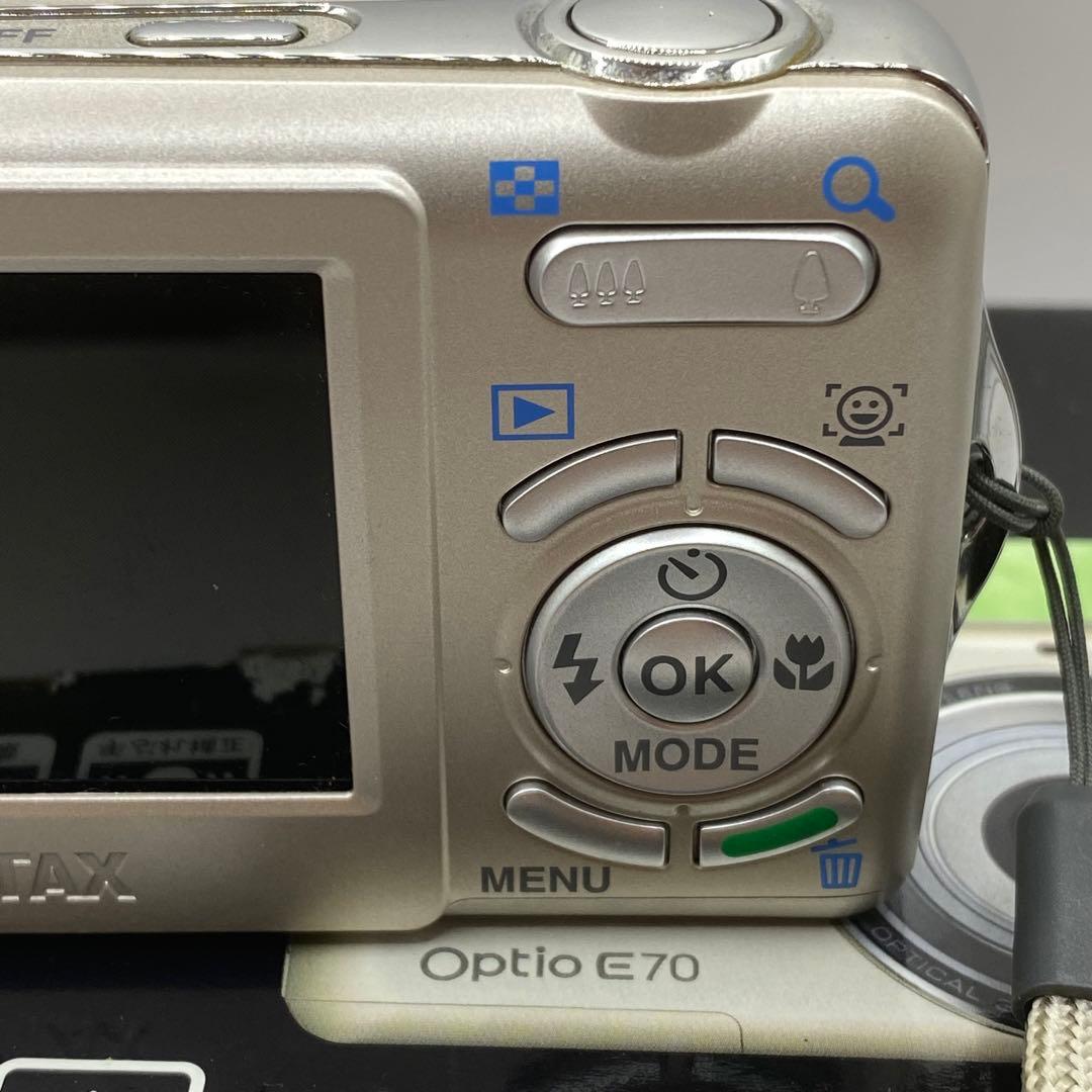 美品 PENTAX Optio E70 ペンタックス　オプティオ　デジタルカメラ