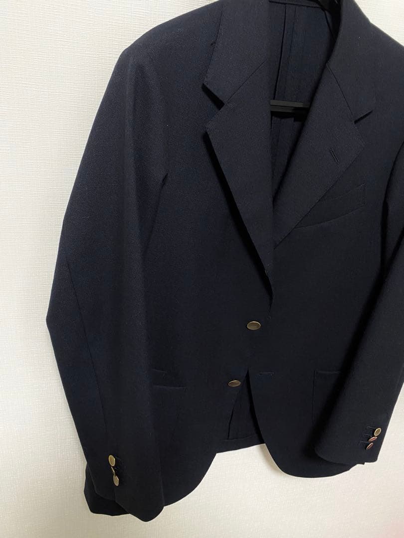 【極美品】ブリティッシュメイド　テムズ　ネイビーブレザー　S