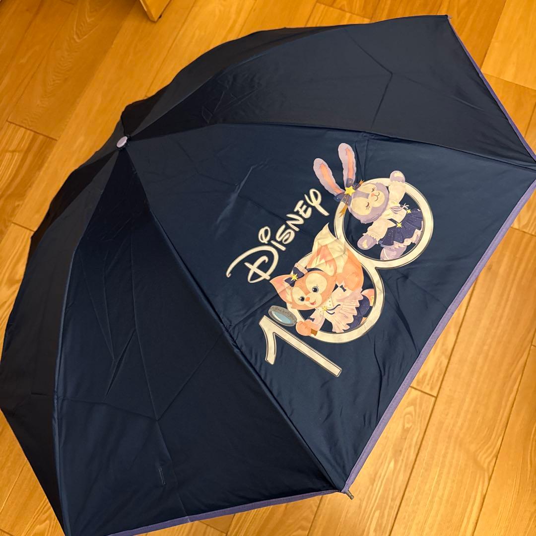 ハワイ/アウラニ　Disney100周年　ダッフィー＆フレンズ　折り畳み傘