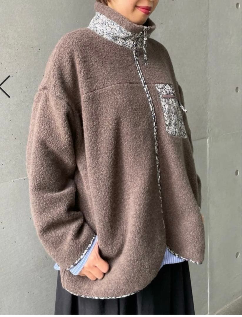 未使用 アデュートリステス ADIEUTRISTESSE リバティボアブルゾン